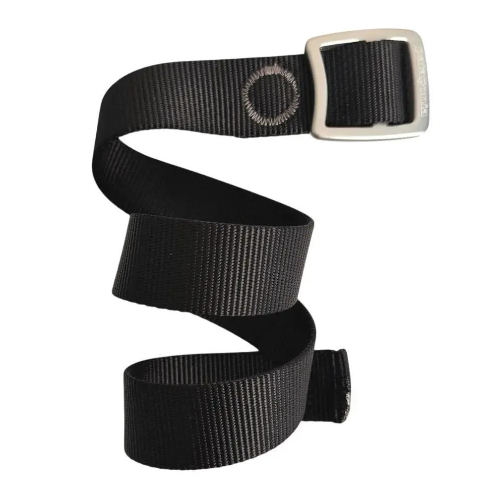 Like new Patagonia Tech Web black silver adjustable belt bottle opener